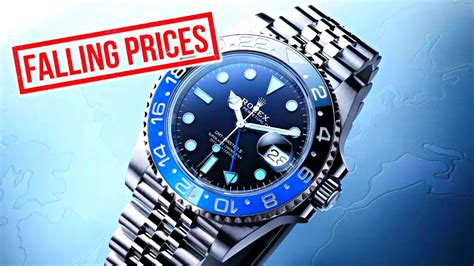 why are rolex prices falling.